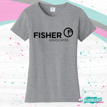 Load image into Gallery viewer, Fisher Associates Ladies Tshirt (multiple colors)