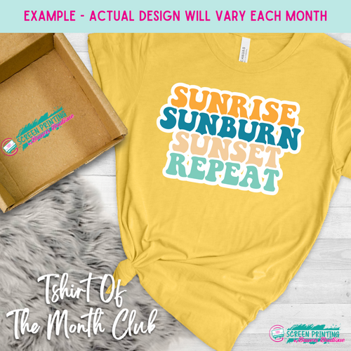 T-Shirt of the Month Club - Monthly Mystery Theme