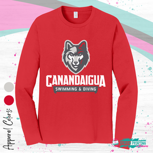 CA Wolves Swimming & Diving Long Sleeve (Fundraiser #7946)