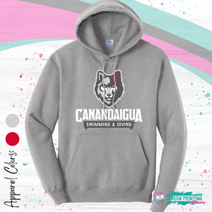 CA Wolves Swimming & Diving Hoodie (Fundraiser #7946)