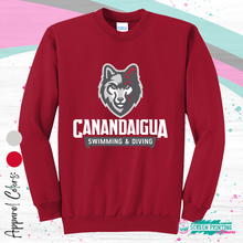 Load image into Gallery viewer, CA Wolves Swimming &amp; Diving Sweatshirt (Fundraiser #7946)