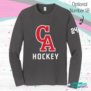 CA Hockey "CA" Long Sleeve (Fundraiser #4625)