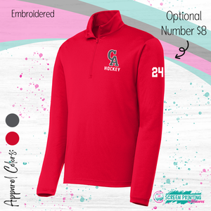 CA Hockey "CA" Quarter Zip (Fundraiser #4625)