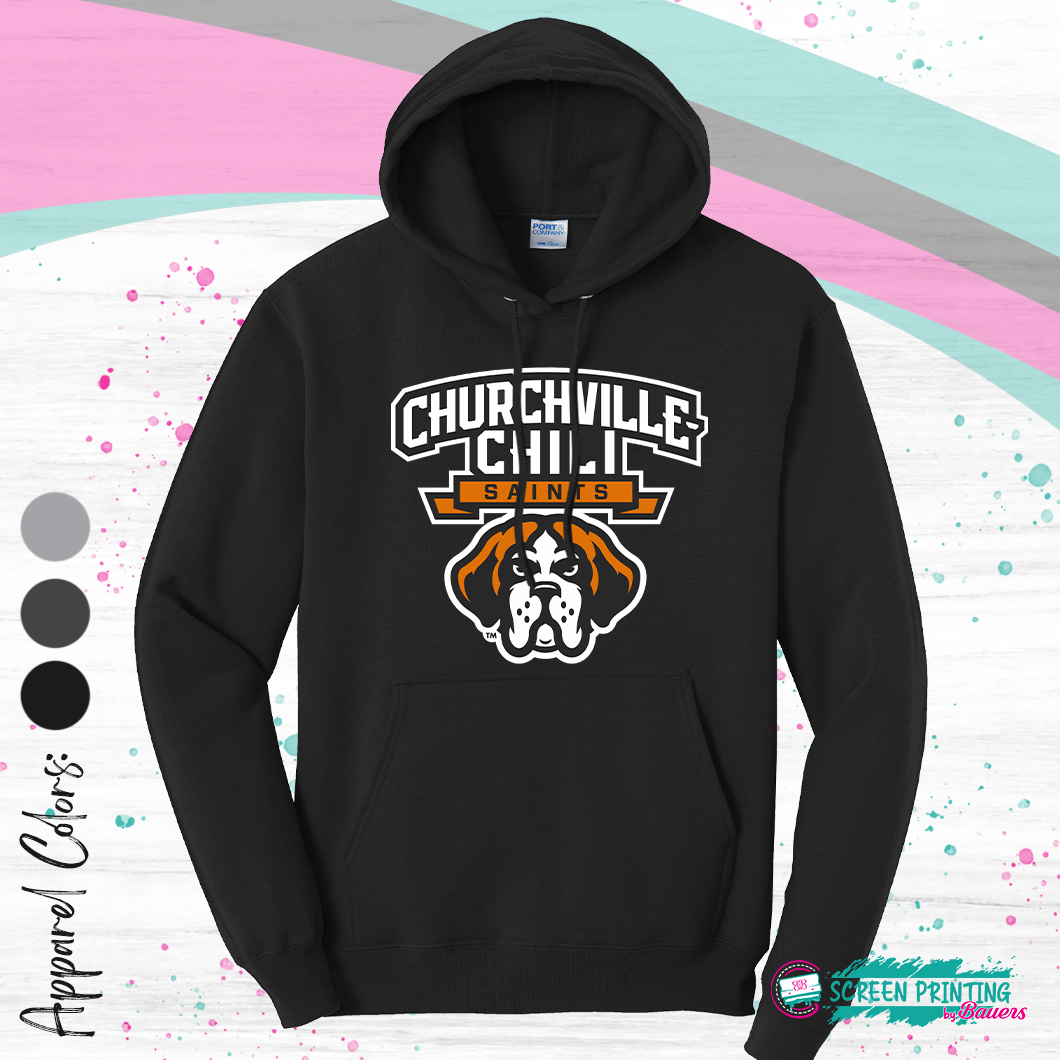 Churchville Chili Hoodie (store #1001)