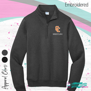 CC Wrestling 1/4 Zip (store #1005)