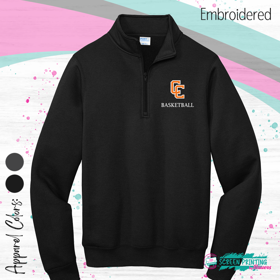 CC Basketball 1/4 Zip (store #1002)