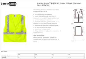 Tactical CornerStone® ANSI 107 Class 2 Vest