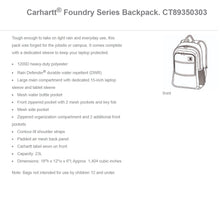 Load image into Gallery viewer, Tactical Carhartt® Backpack