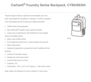 Tactical Carhartt® Backpack