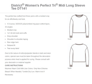 Tactical District® Ladies Midi Long Sleeve (crop fit)