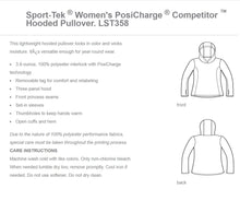 Load image into Gallery viewer, Tactical Sport-Tek® Ladies Hooded Pullover