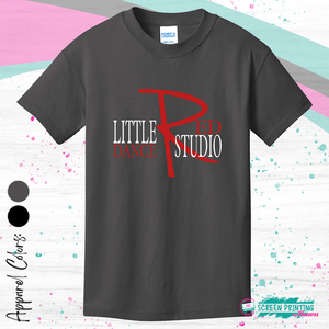 Little Red Dance Studio T-Shirt (Front Print) Store #4365