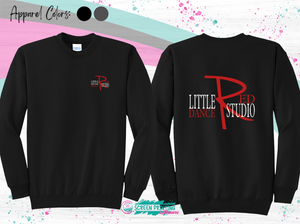 Little Red Dance Studio Sweatshirt (Left Chest + Back Print) Store #4365