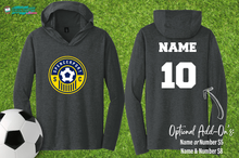 Load image into Gallery viewer, SSC hooded tri-blend long sleeve (full front logo) (Round 2)