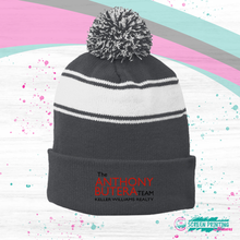 Load image into Gallery viewer, Anthony Butera Team Embroidered Winter Hat with Pom (multiple options)