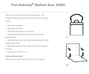 Tactical Stadium Seat