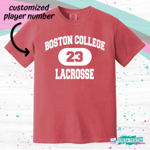 Boston College Lacrosse Comfort Colors® Tshirt