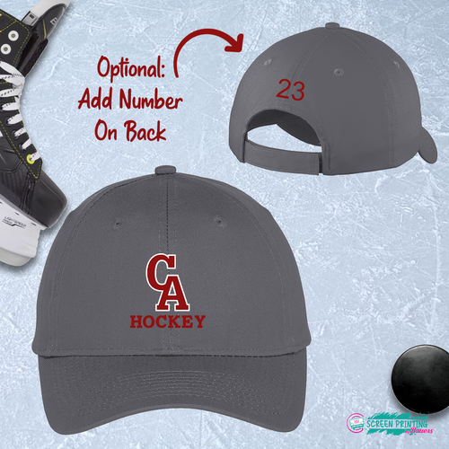 CA Hockey Baseball Cap (Embroidered)