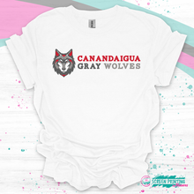 Load image into Gallery viewer, Canandaigua Gray Wolves Horizontal Design (multiple styles)