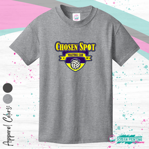 Chosen Spot Volleyball Club Tshirt (Multiple colors) (Store #1701)