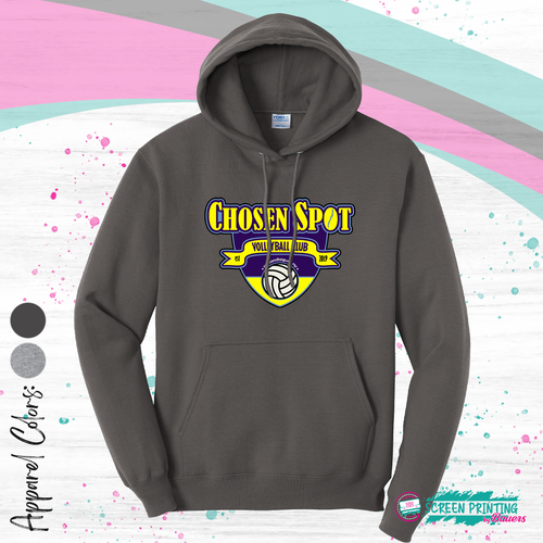 Chosen Spot Volleyball Club Hoodie (Multiple colors) (Store #1701)