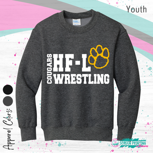 HFL Paw print Youth Sweatshirt (Multiple colors) (Store #9024)