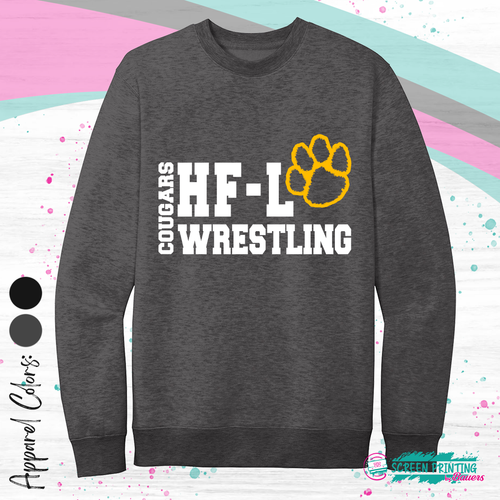 HFL Paw print Adult District Sweatshirt (Multiple colors) (Store #9024)