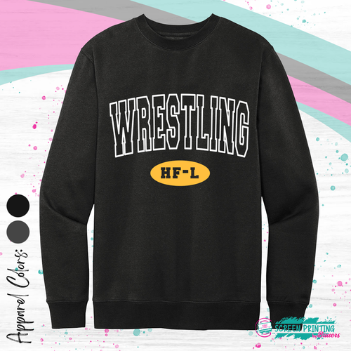 HFL Wrestling Adult District Sweatshirt (Multiple colors) (Store #9024)