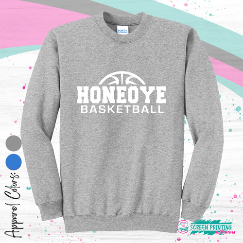 Honeoye Basketball Sweatshirt (Multiple colors) (Store #1119)