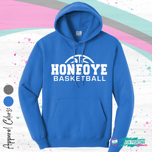 Honeoye Basketball Hoodie (Multiple colors) (Store #1119)