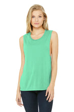 Load image into Gallery viewer, Ladies Scoop Neck Muscle Tank