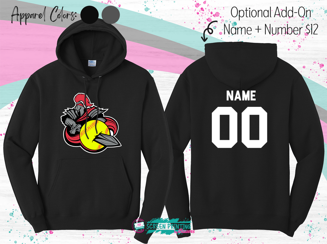 Lady Gladiators Hoodie (Gladiators Logo) - store #5078