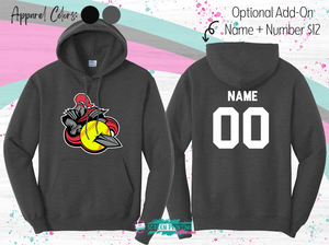 Lady Gladiators Hoodie (Gladiators Logo) - store #5078