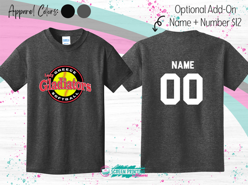 Lady Gladiators T-Shirt (Round Logo) - store #5078