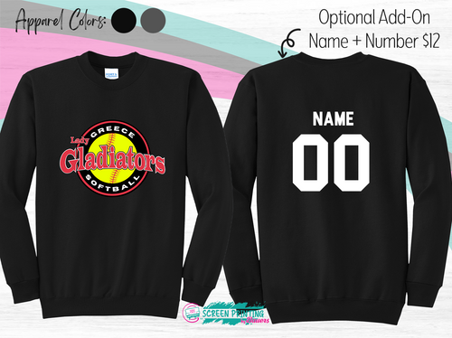 Lady Gladiators Sweatshirt (Round Logo) - store #5078