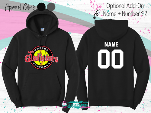 Lady Gladiators Hoodie (Round Logo) - store #5078