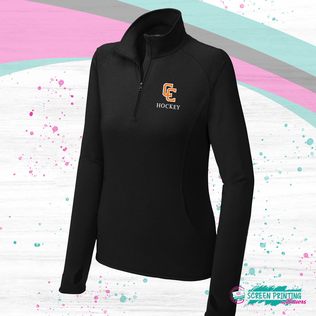 Churchville Chili Varsity Hockey Ladies 1/4 Zip (Embroidered) - Store #4162