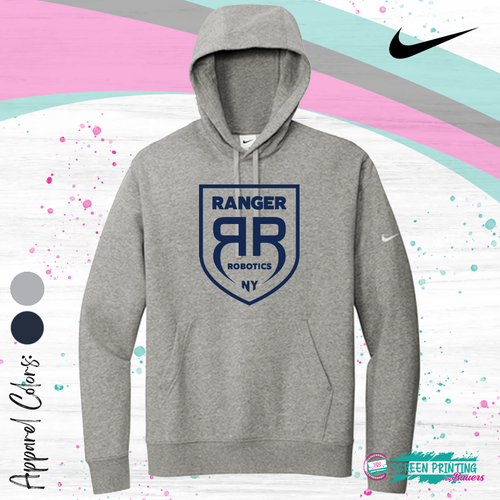 Rangers Robotics Nike Swoosh Hoodie (Multiple colors) (Store #1256)