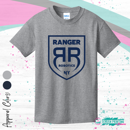 Rangers Robotics Tshirt (Multiple colors) (Store #1256)