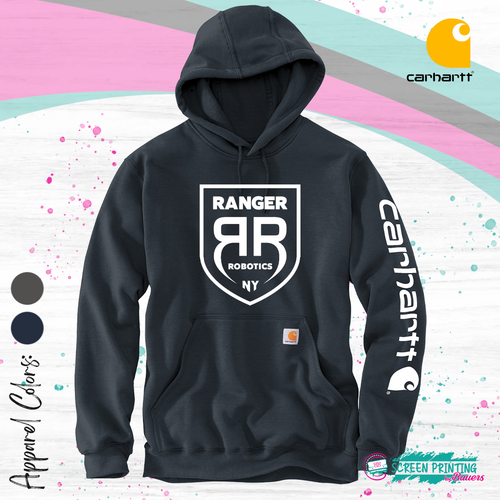 Rangers Robotics Carhartt Midweight Logo Hoodie (Multiple colors) (Store #1256)