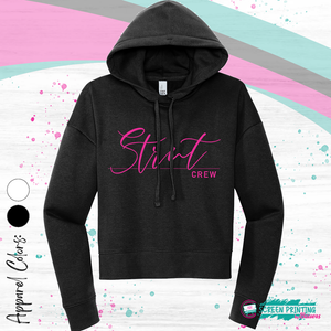 Strut Crew Ladies District Crop Hoodie