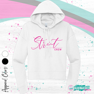 Strut Crew Ladies District Crop Hoodie