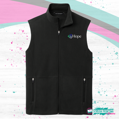 Webster Hope Fleece Vest - Embroidered (2 colors)