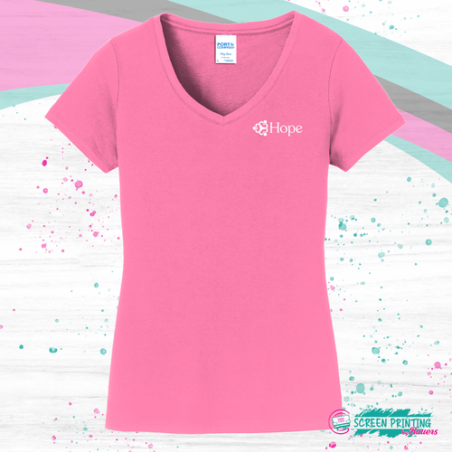Webster Hope Ladies V-Neck T-Shirt (3 colors)