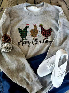 Christmas chickens apparel