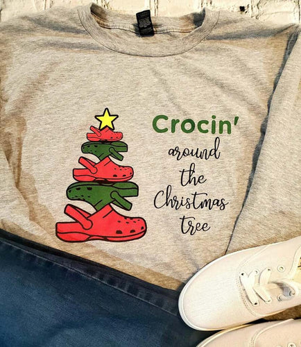 Crockin around the Christmas tree apparel