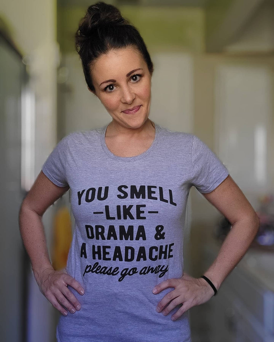 You smell like drama & a headache t-shirt