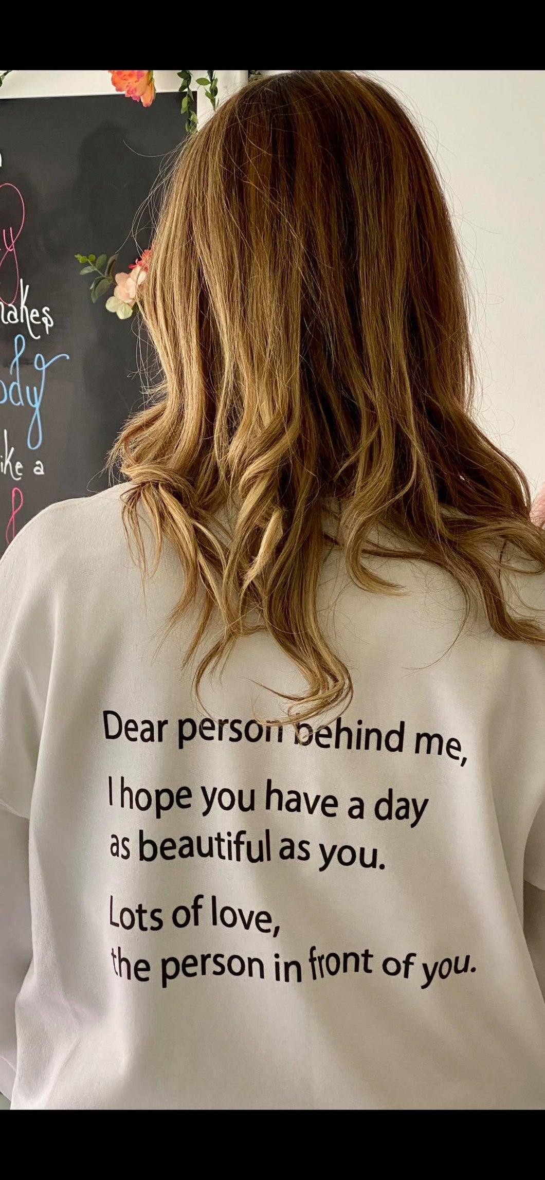 Dear person behind me t-shirt