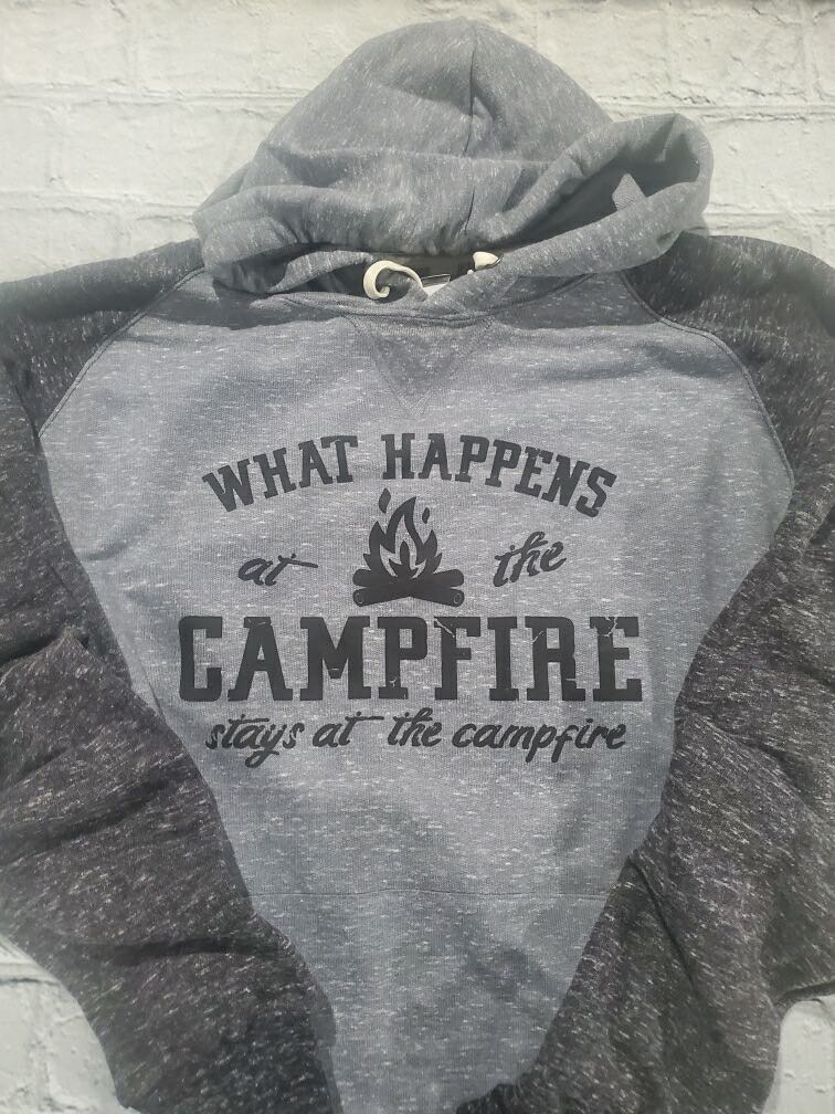 What happens at the campfire t-shirt
