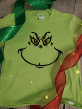Load image into Gallery viewer, Grinch face apparel